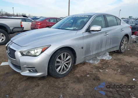 2017 Infiniti Q50 3.0T Premium из США, поврежденный, VIN JN1EV7AR7HM836456